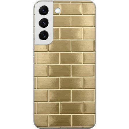 Mobilskal till Samsung Galaxy S22 5G med Gyllene Murstenar