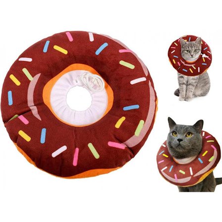 Beskyttelseskrave - Hundekrage - Kattekrage - Komfortabel krave for etter operasjon - Hundekrage etter operasjoner - Anti-bitt katter 