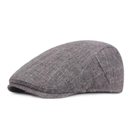 Mössor med platt cap för män Jaktmössa för körning Cap grey black