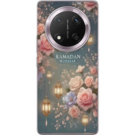 Yhteensopiva Puhelinkuori Honor Magic7 Lite Stjärnklar natt med gyllene kupoler och halvmåne över upplyst moské