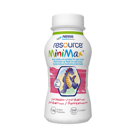 Resource MiniMax næringsdrikk jordbær 2x200 ml