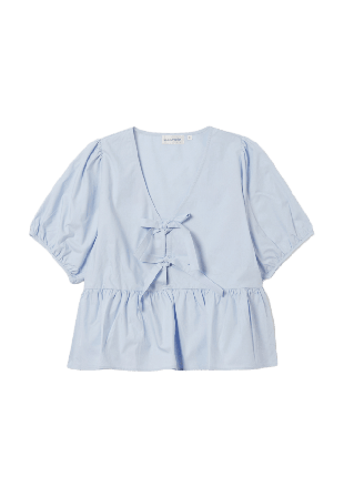 Carin Wester Peplumblus MIA Blusar Blå 42