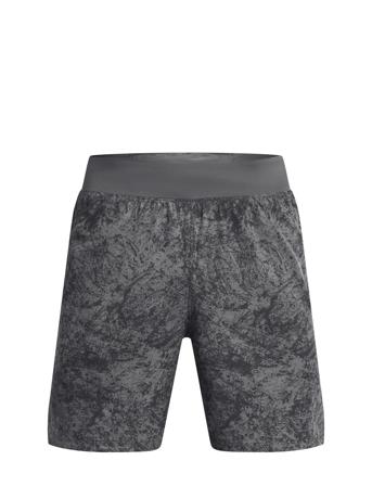 Ua Launch Pro 7'' Printed Shorts Grey Under Armour