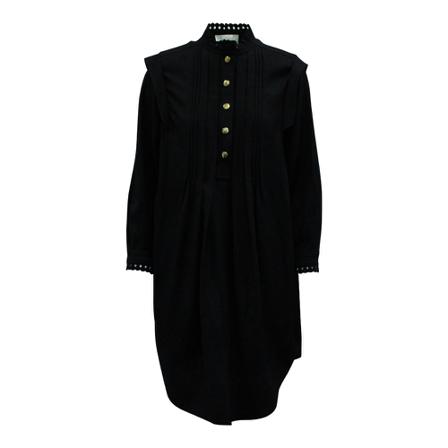Chloé Pre-owned, Shirt Midi Dress Zwart, Dames, Maat:ONE Size,Viscose