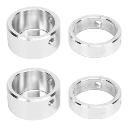 2 sæt fitnessudstyr håndtag endehætte aluminiumlegering endehætte 1 tomme fitnessudstyr endehætte