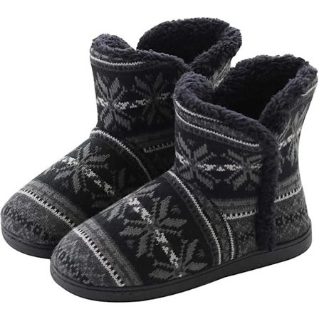 Miesten ja naisten tohvelit, mökkitossut, korkeat vuoratut saappaat, liukumattomat talvikengät pehmeällä pohjalla 39-40