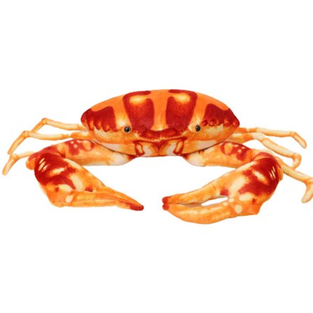 Simuleringskrabbe Pude Blød Sofapude Dejlig Håret Krabbe Dukke Plys Ornament Pp Bomuld Fyldt Havdyr Pude Plys Krabbe Dukke Legetøj Fødselsdagsgave