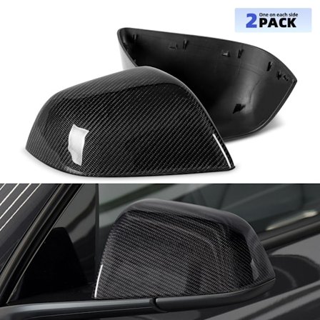 Sidospegelkåpor i kolfiber för Tesla Modell 3