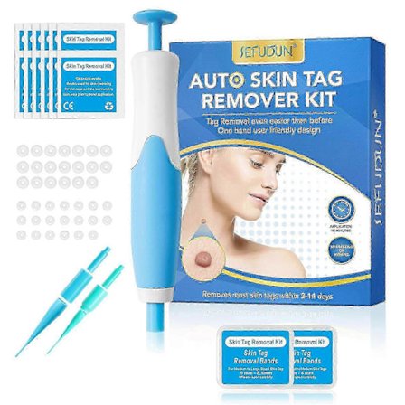 Fjerner for hudfliker, dobbeltsidig pennsett, portabel, komfortabel, manuell for fingre, armer, føtter, nakke