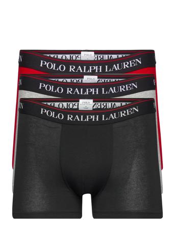 Classic Stretch-Cotton Trunk 3-Pack Grey Polo Ralph Lauren Underwear