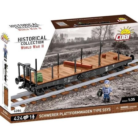 Modellens - COBI - 6284 - Transportvogn - 424 dele - 1:35 - Hvid