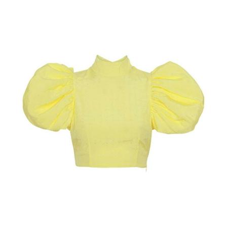 Rotate Birger Christensen Dusk TOP Yellow Gul, Dame