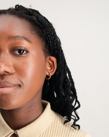 RYVLS huggies earring Gylden Smykker Pige - Kids Brand Store