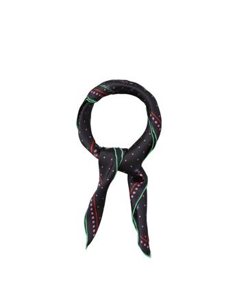 Starra Sia Scarf Accessories Scarves Lightweight Scarves Svart Becksöndergaard