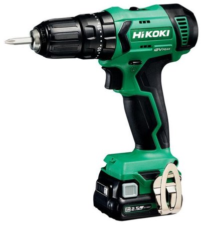 HiKOKI DV12DA Slagbormaskin med batterier og lader, Maskiner