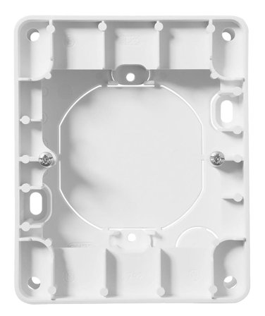 Elko EKO30190 Förhöjningsram renvit, Strömbrytare & vägguttag