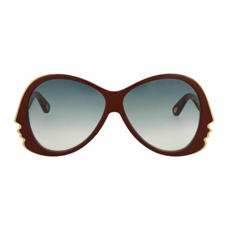 Chloé, Sunglasses Czerwony, Kobieta, Rozmiar: ONE Size