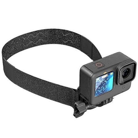 STARTRC 1121988 Pääkiinnitysvyö GoPro-actionkameralle magneettisella liitännällä, säädettävä pää
