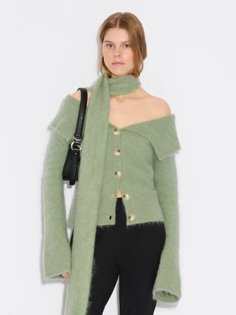 Off Shoulder Cardigan