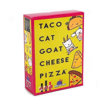 Engelsk Kortspill TACO CAT GOAT CHEESE PLZZA | Alder 8+ | 2-8 Spillere