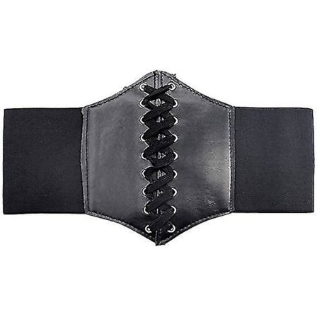 Kvinnors Spetsad Waspie Bälte Elastiskt Brett Band Korsett Midjebälte