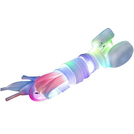 LED-snörning Ljus upp Nylon Flash Luminous Skosnören för Korg