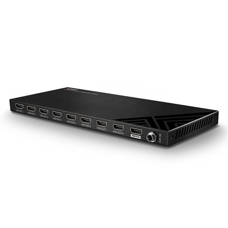 Lindy 8 Port HDMI 2.0 18G Splitter - video/lyd-splitter - 8 porter