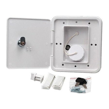 Läckagesäker Låsbar Lucka för Färskvatteninlopp Husbil-Båt Motorho (FMY)