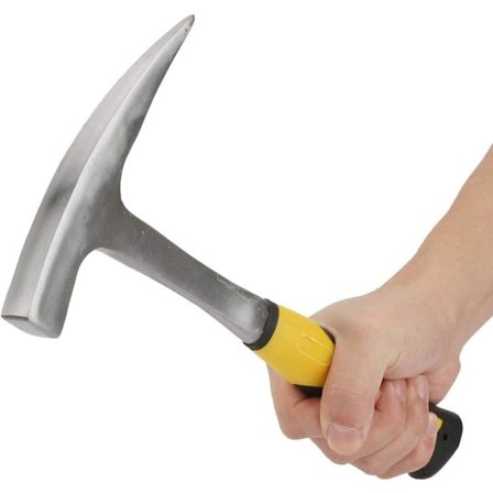 Geologhammer, Dobbelthodespikkhammer, Geologisk Utforskningshammer