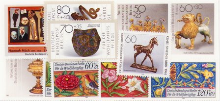 Tyskland/Berlin - Kunst - Frimærkepakke - Postfrisk