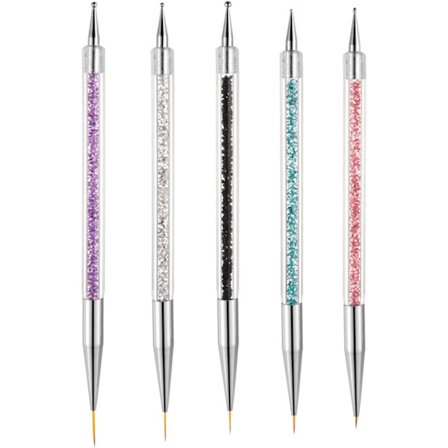 5 st Nail Detailing Penslar, Nail Art Penslar, Professionella