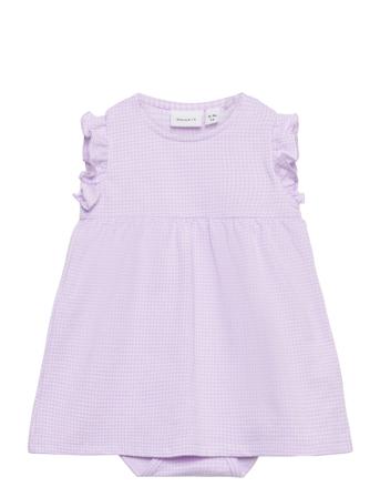 Nbfjabina Ss Body Dress Dresses & Skirts Dresses Baby Dresses Sleevless Baby Dresses Lilla Name It*Betinget Tilbud