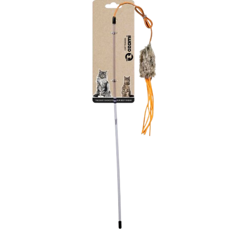Ozami - Cherokee Cat Teaser - Katteteaser Flerfarget 108 cm - Katt - Katteleker & viftepinner - Viftepinner & viftestenger - ZOO.no