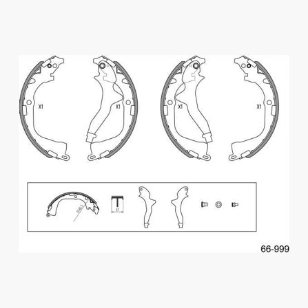 Biltema - Bremseskosett