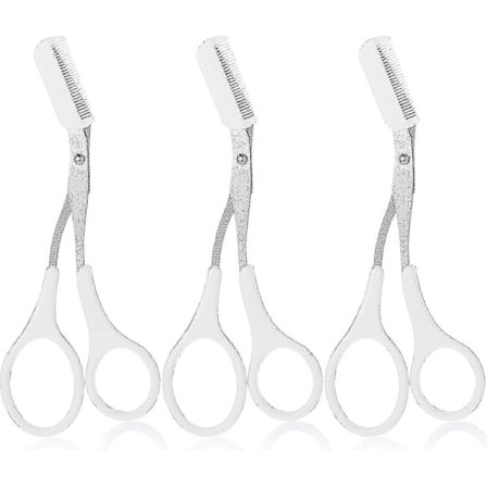 Øjenbrynstrimmer Saks Med Kam Øjenbrynsformende Saks Skridsikkert Fingergreb Hårfjerning Plejetilbehør Til Mænd Kvinder (sort, Pink, Blå)-C