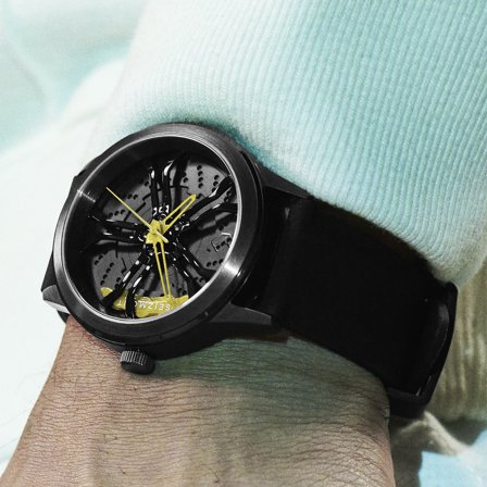 Monza | Black and Yellow Racing Watch for Men - Wrist watches