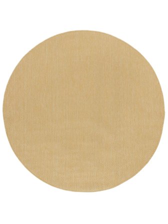 Clio Indoor/Outdoor Rug Washable Ø 250 Large Light Yellow Round