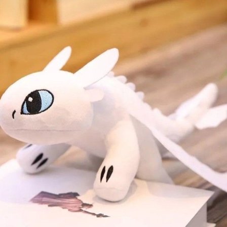 Hur du tränar din drake Tandlös gosedjur Anime plyschfigur 23 cm NY Vit KLB