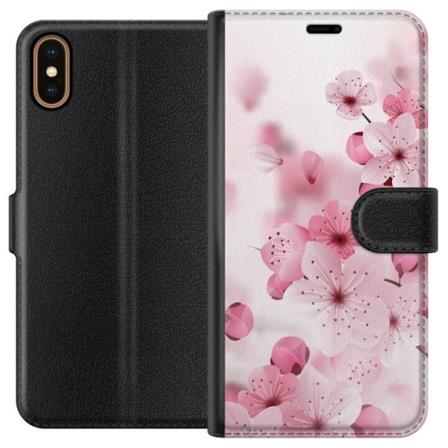 Apple iPhone X Lommeboketui Kirsebærblomst