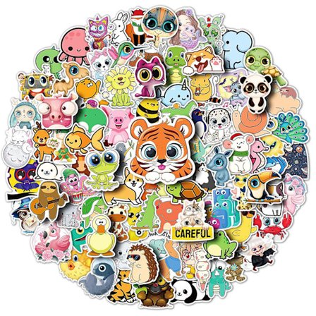 Animal Crossing-klistremerker, 100 stk populære spillklistremerker Animal Crossing New Horizons-klistremerker for vannflaske bærbar PC, vanntette 