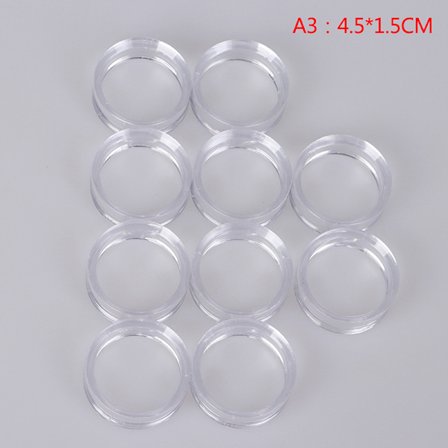 10 STK Akryl Clear Display Stand Sfære Holder For Crystal