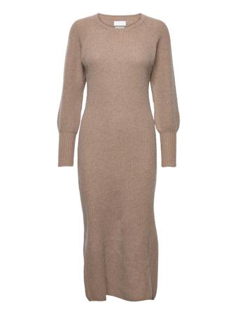 Helene Knit Dress Beige Creative Collective