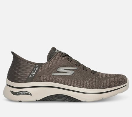 Skechers, Slip-ins: GO WALK Arch Fit 2.0 - Grand, 44, Natur, Herre