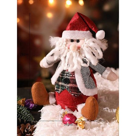 Snögubbe Gammel Mann Jul Eplepose Julaften Julefrukt Fløyelspose Fløyelspose Julegave Gammel Mann E