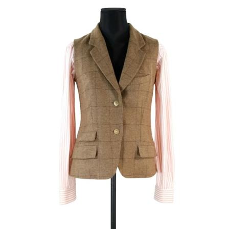 Givenchy Pre-owned Pre-owned Wool outerwear , Bruin , Dames , Maat: S Vintage Jassen