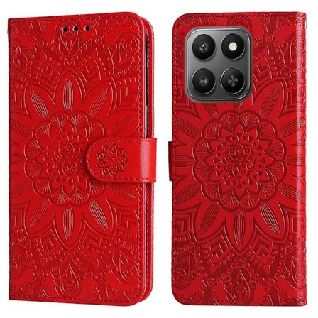 Kompatibel med Honor 400 Smart Case Solsikke Præget Læder Wallet Telefon Cover