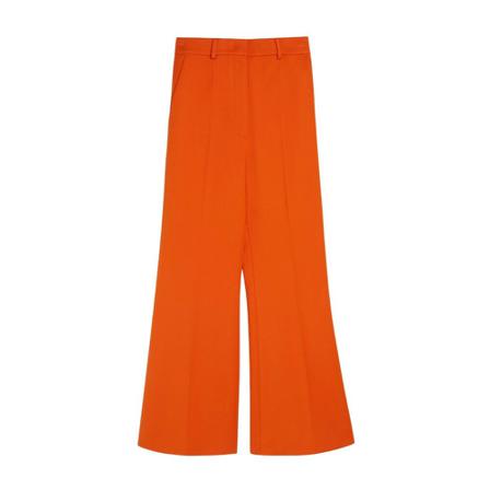 Sportmax Wide Broek , Oranje , Dames , Maat: XS