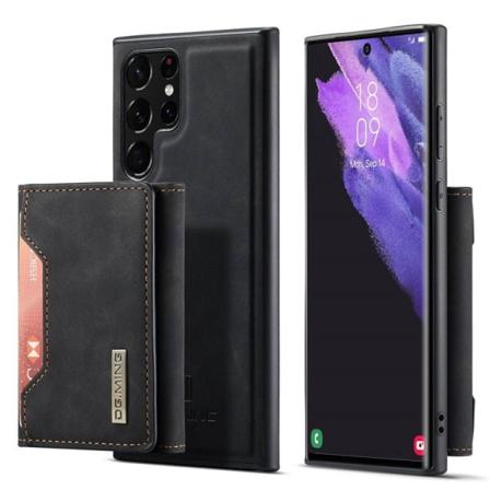 DG.MING Galaxy S23 Ultra Mobilskal Korthållare M2 - Svart
