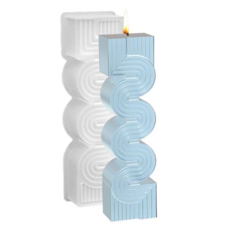 Silikone lys form DIY stearinlys højt buet lys