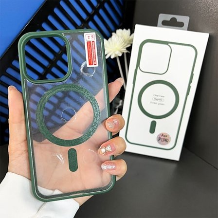 iPhone 17 Air Skal hudkänsla magnetisk akryl anti-fall